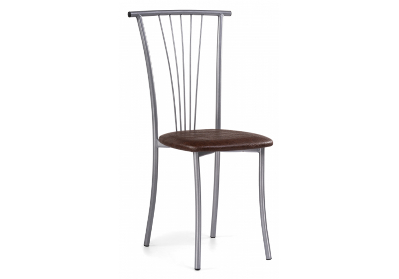 Стул на металлокаркасе Grigori горький шоколад / светлый мусс (40x50x93). 