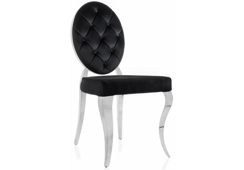 Стул на металлокаркасе Odda черный (50,5x65x91). 